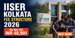 IISER Kolkata Fee Structure 2026 Released